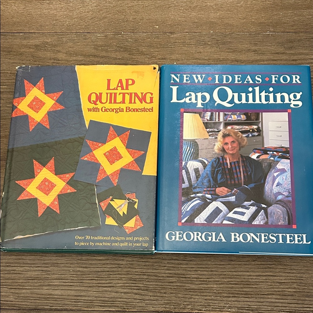Lap Quilting Book Set Georgia Bonesteel vintage Oxmoor house 1980’s